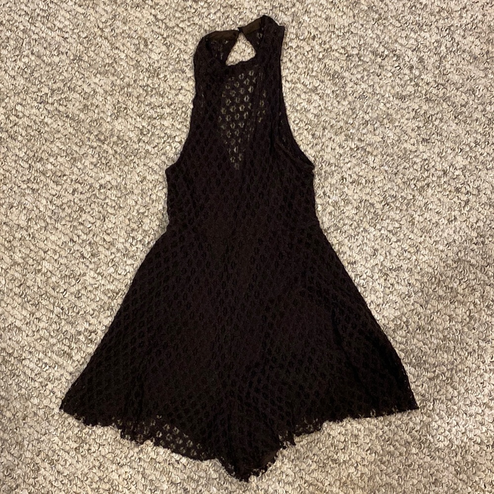 Open Back Lace Jumpsuit